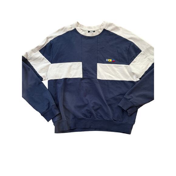 (S/M) Nike NSW Reissue French Terry Crewneck Midnight Navy RARE - Picture 8 of 12